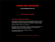 Tablet Screenshot of handjobparadise.com
